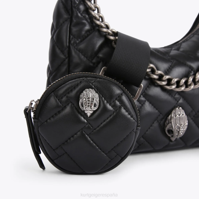 Kurt Geiger mujer bandolera de cuero london 2LPR278 | bolsas combinación negra